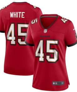 Devin White Tampa Bay Buccaneers Nike Women's Game Player Jersey - Red/Pewter/White