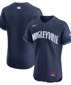 Chicago Cubs Nike City Connect Elite Jersey - Navy