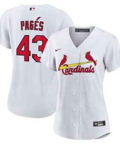 Pedro Pag¨¦s St. Louis Cardinals Nike Women's Home Replica Jersey - White