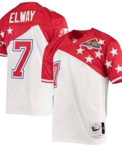 John Elway AFC 1995 Pro Bowl Authentic Jersey - White/Red