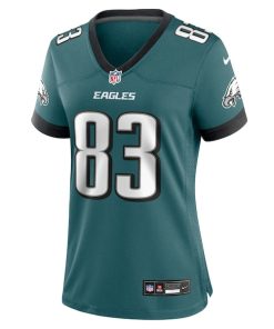 Alternative view of Kylen Granson Philadelphia Eagles Nike Women's Team Game Jersey - Midnight Green