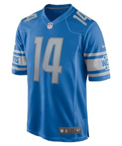 Alternative view of Amon-Ra St. Brown Detroit Lions Nike Game Player Jersey - Blue