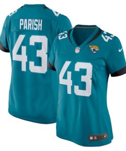 Derek Parish Jacksonville Jaguars Nike Women's  Game Jersey -  Teal