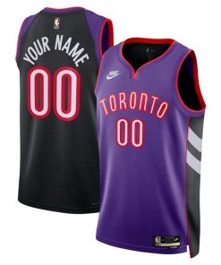 Toronto Raptors Nike Unisex Adult Swingman Custom Jersey - Classic Edition - Purple