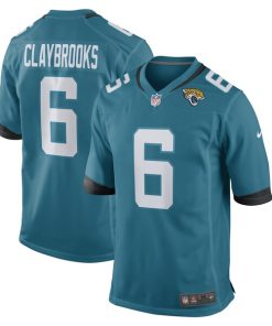 Chris Claybrooks Jacksonville Jaguars Nike Game Player Jersey - Teal