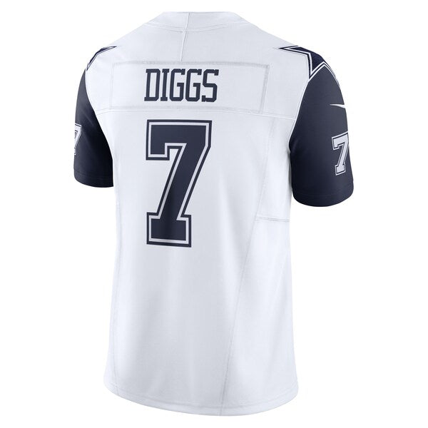Trevon Diggs Dallas Cowboys Nike Vapor F.U.S.E. Limited Jersey - White/Navy - Image 4