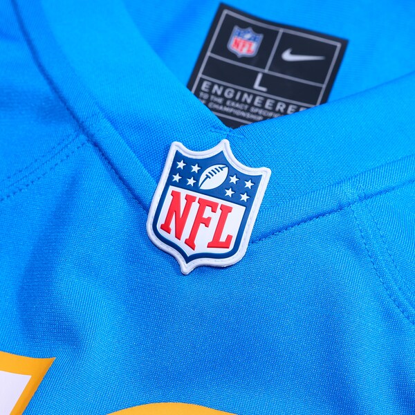 Tyler McLellan Los Angeles Chargers Nike Team Game Jersey - Powder Blue - Image 3