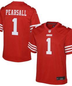 Ricky Pearsall San Francisco 49ers Nike Youth Team Game Jersey - Scarlet