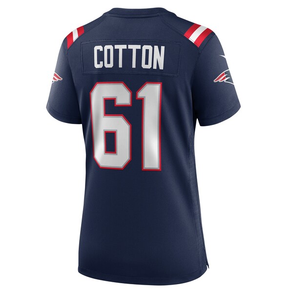 Lester Cotton Sr. New England Patriots Nike Women's Team Game Jersey - Navy - Image 3