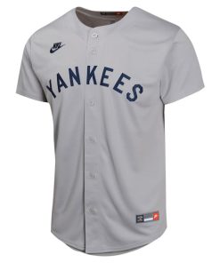 Alternative view of Babe Ruth New York Yankees Nike Youth Cooperstown Collection Limited Player Jersey - Gray