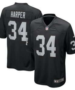 Thomas Harper Las Vegas Raiders Nike Team Game Jersey -  Black