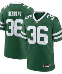Khalil Herbert New York Jets Nike Team Game Jersey - Legacy Green