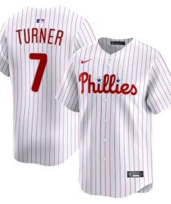 Trea Turner Philadelphia Phillies Nike Home Limited Player Jersey - White