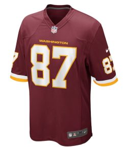 Alternative view of John Bates Washington Football Team Nike Game Jersey - Burgundy
