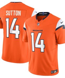 Courtland Sutton Denver Broncos Nike Vapor F.U.S.E. Limited Jersey - Orange