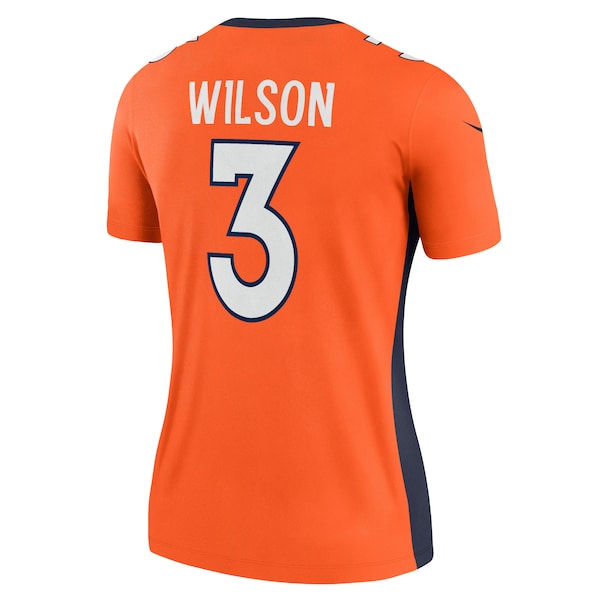 Russell Wilson Denver Broncos Nike Women's Alternate Legend Jersey - Orange - Image 3