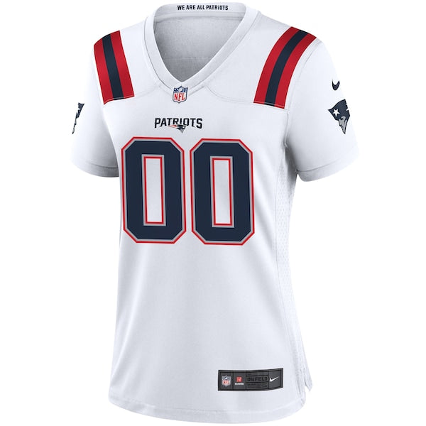Nike New England Patriots Women's Custom Game Jersey - White - Image 2