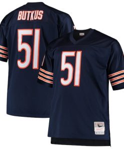 Dick Butkus Chicago Bears Big & Tall 1966 Retired Player Replica Jersey - Navy