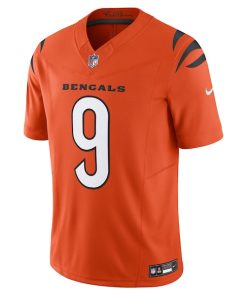 Alternative view of Joe Burrow Cincinnati Bengals Nike Vapor F.U.S.E. Limited Jersey - Orange