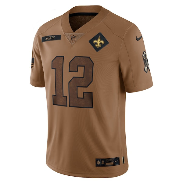 Chris Olave New Orleans Saints Nike 2023 Salute To Service Limited Jersey - Brown - Image 2