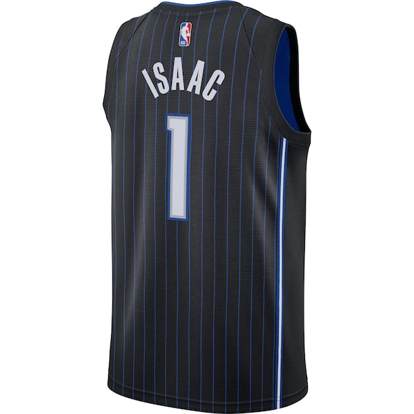 Jonathan Isaac Orlando Magic Nike Swingman Jersey - Black - Icon Edition - Image 3