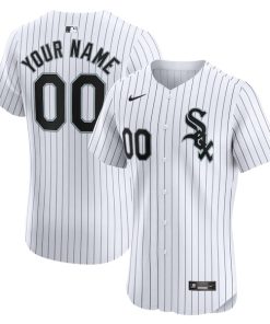 Chicago White Sox Nike Home Elite Custom Jersey - White