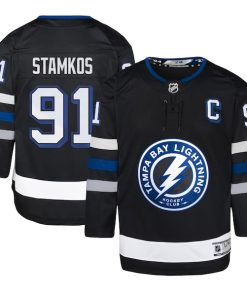 Steven Stamkos Tampa Bay Lightning Youth Alternate Premier Player Jersey - Black