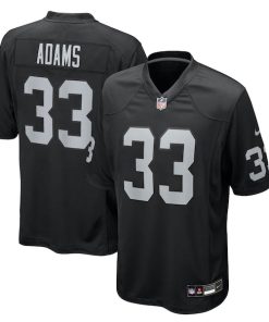 Jamal Adams Las Vegas Raiders Nike Team Game Jersey -  Black