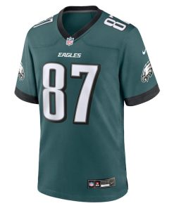 Alternative view of Nick Muse Philadelphia Eagles Nike Team Game Jersey - Midnight Green