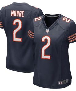 D.J. Moore Chicago Bears Nike Women's Player Jersey - Navy