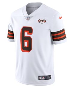 Alternative view of Baker Mayfield Cleveland Browns Nike 1946 Collection Alternate Vapor Limited Jersey - White
