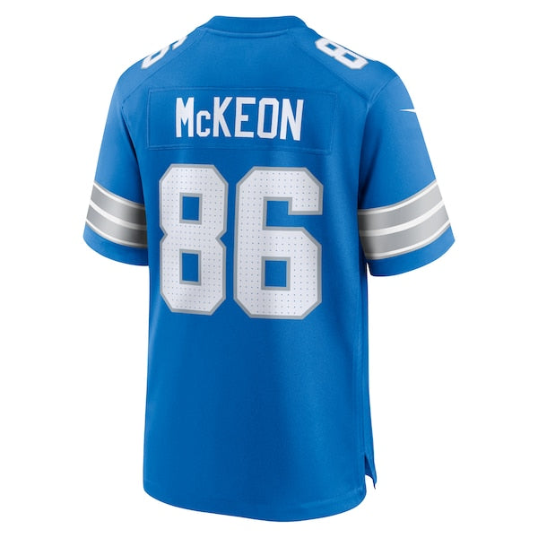 Sean McKeon Detroit Lions Nike Game Jersey - Blue - Image 3