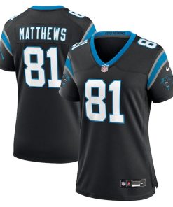 Jordan Matthews Carolina Panthers Nike Women's  Game Jersey -  Black
