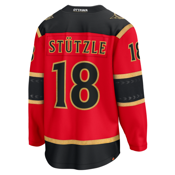Tim Stutzle Ottawa Senators Alternate Breakaway Jersey - Red - Image 3