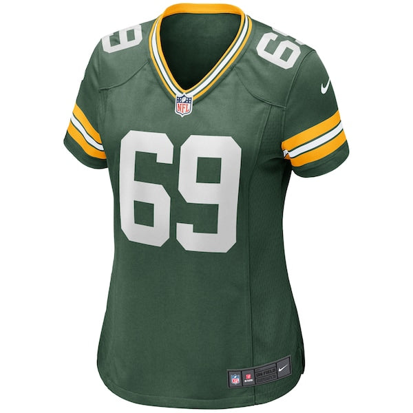 David Bakhtiari Green Bay Packers Nike Women's Game Player Jersey - Green - Image 2