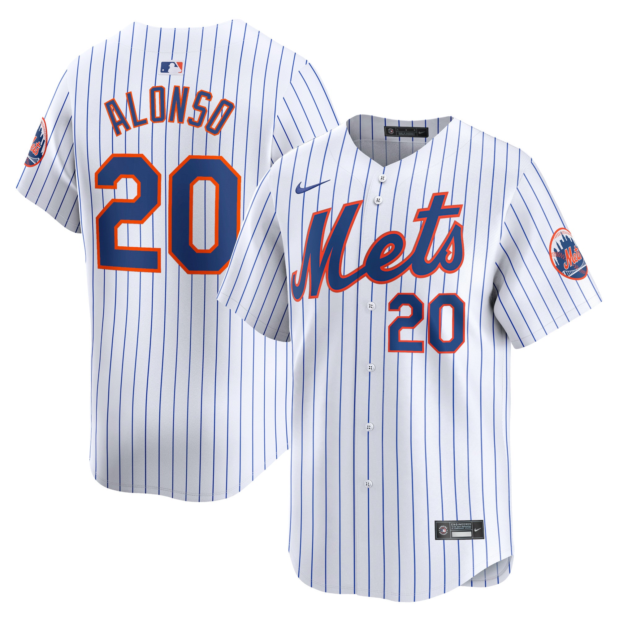 Pete Alonso New York Mets Nike Away Limited Player Jersey - Gray/White - Image 6