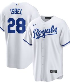 Kyle Isbel Kansas City Royals Nike Home Replica Jersey - White