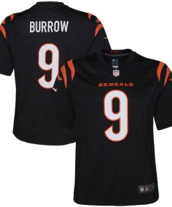 Joe Burrow Cincinnati Bengals Nike Youth Game Jersey - Black