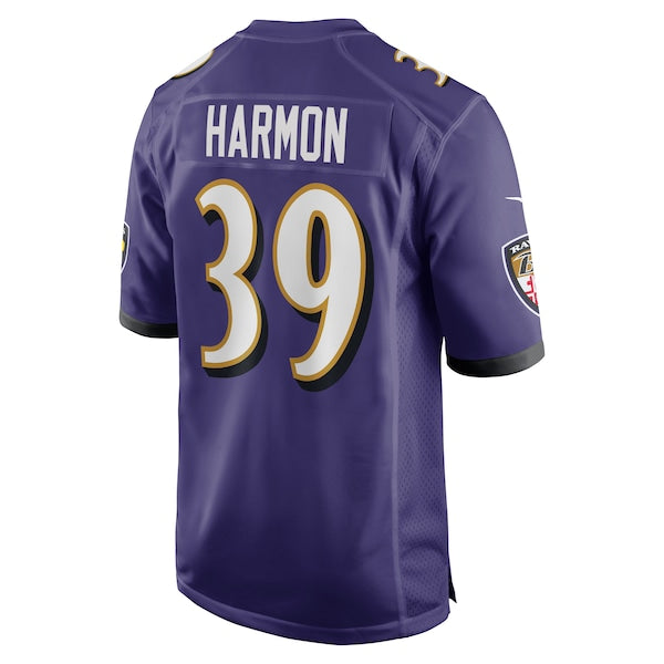 Duron Harmon Baltimore Ravens Nike Game Jersey - Purple - Image 3