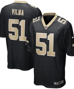 Jonathan Vilma New Orleans Saints Nike Game Retired Player Jersey - Black