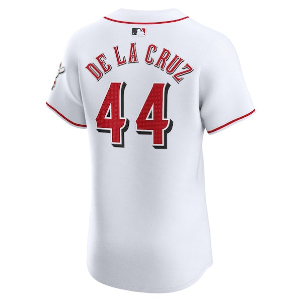 Elly De La Cruz Cincinnati Reds Nike Home Elite Player Jersey - White - Image 3