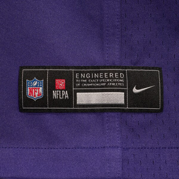 Josh Jones Baltimore Ravens Nike Team Game Jersey - Purple - Image 7