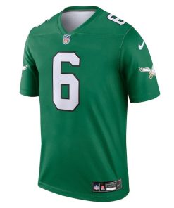 Alternative view of DeVonta Smith Philadelphia Eagles Nike Legend Jersey - Kelly Green