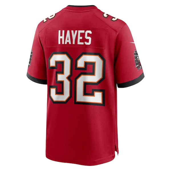 Josh Hayes Tampa Bay Buccaneers Nike Game Jersey - Red - Image 3