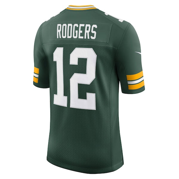 Aaron Rodgers Green Bay Packers Nike Vapor Untouchable Limited Jersey - Green - Image 3