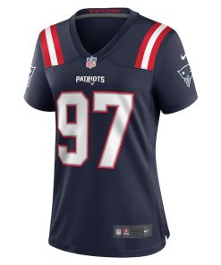 Alternative view of DaMarcus Mitchell New England Patriots Nike Women's Game Player Jersey - Navy