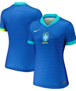 Brazil National Team Nike Women's 2024 Away Stadium Replica Jersey?¨C Blue