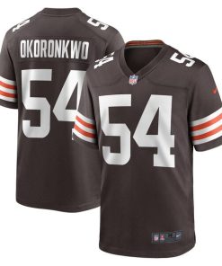Ogbonnia Okoronkwo Cleveland Browns Nike Game Player Jersey - Brown
