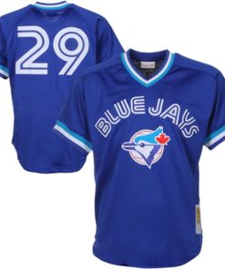 Joe Carter Toronto Blue Jays 1993 Authentic Cooperstown Collection Mesh Batting Practice Jersey - Royal