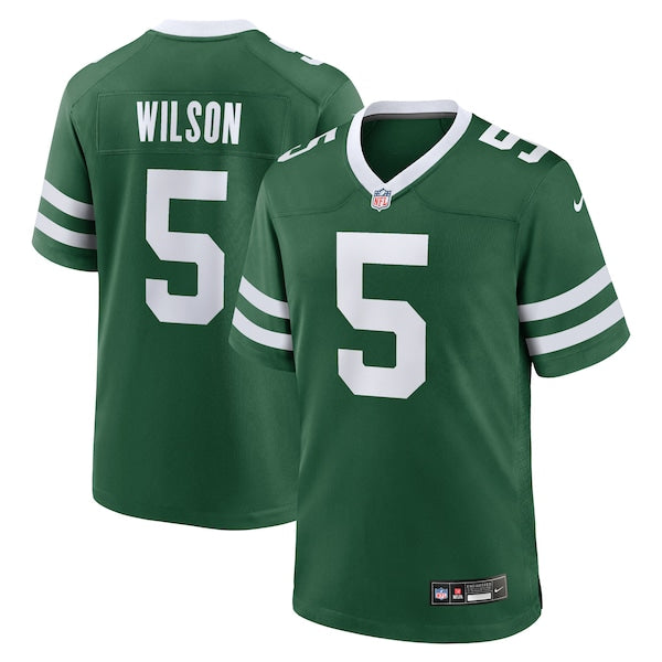 Garrett Wilson New York Jets Nike Game Jersey - Legacy Green - Image 2